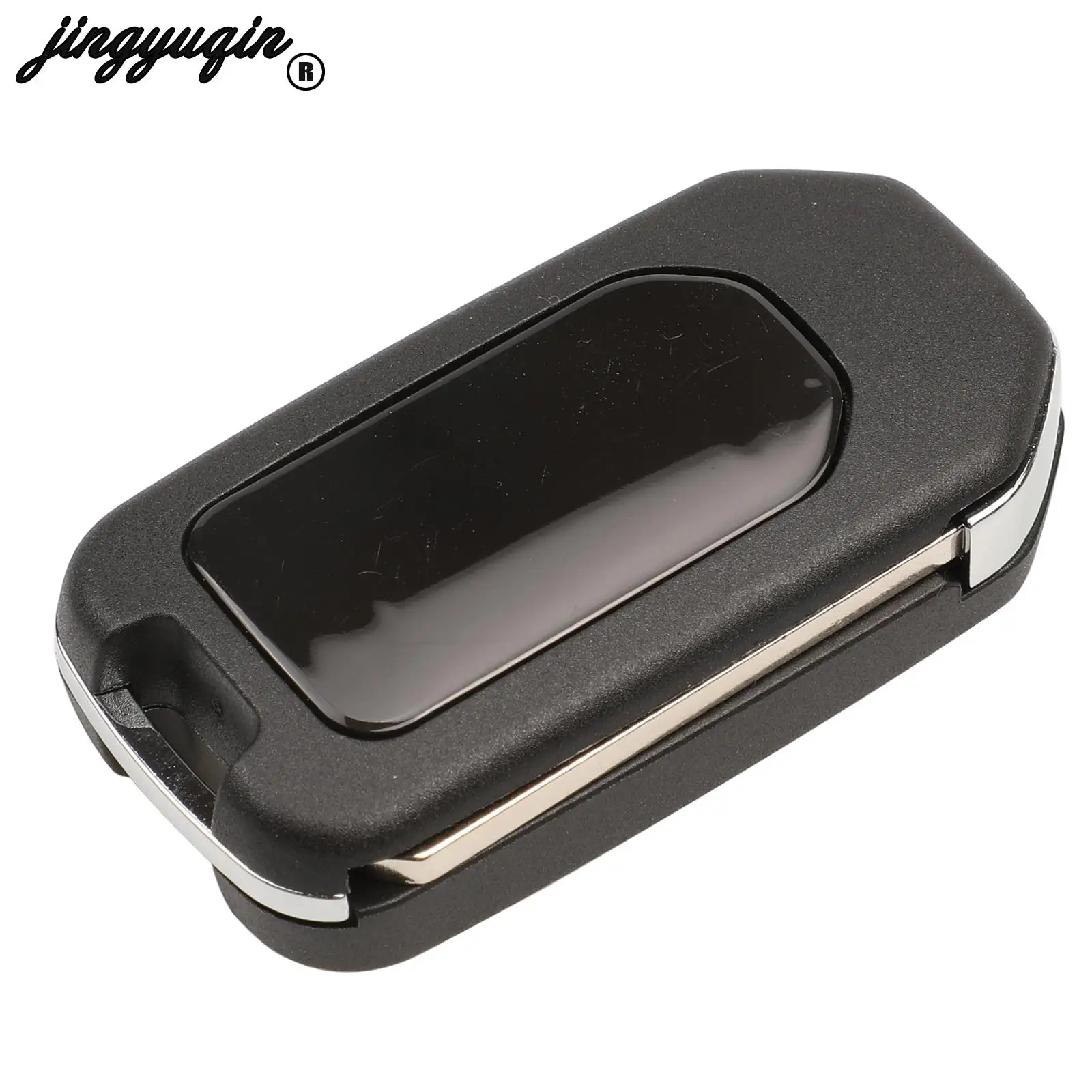 jingyuqin Nowy 2-przyciskowy składany klucz zdalnego sterowania do Hondy Odyssey Rigeline Accord CRV Civic Uncut