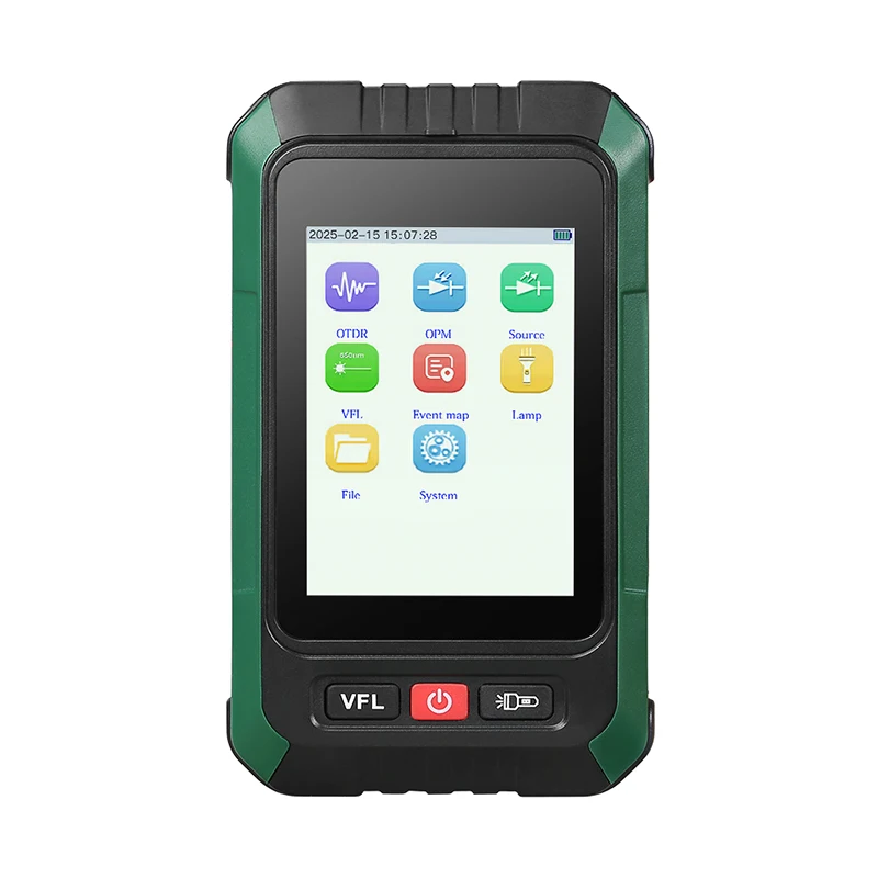 COMPTYCO AUA-18U/18A Optical Time Domain Reflectometer 80KM 20dB 6in1 Multifunctional Online Testing 1550nm 3.5 Inch Mini OTDR