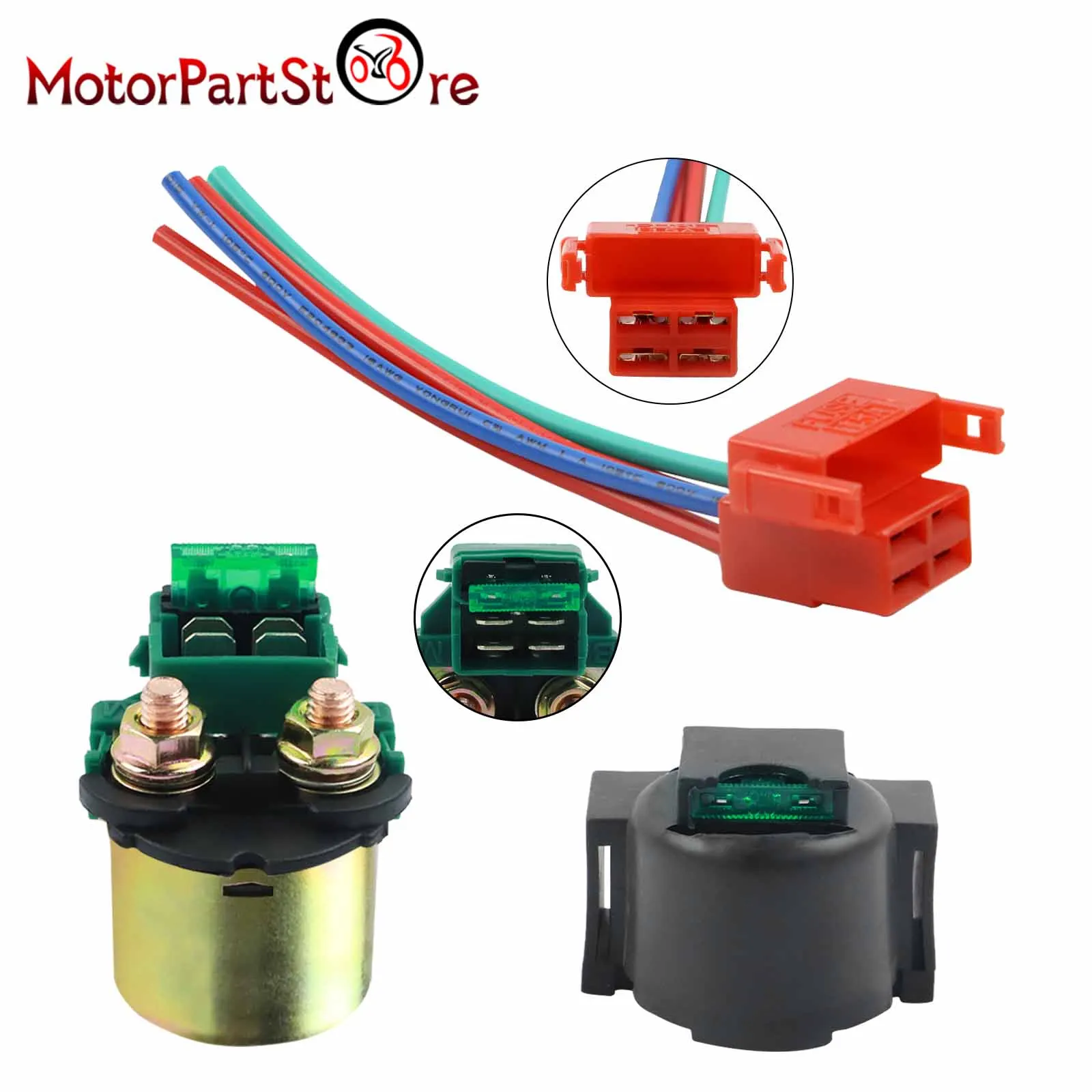 Starter Relay Solenoid For HONDA CB750F Gold Wing GL 1000 1200 1500 Shadow 750 VT600C VT750C CBR1000 CB400SF VTR250 VF750 VT500