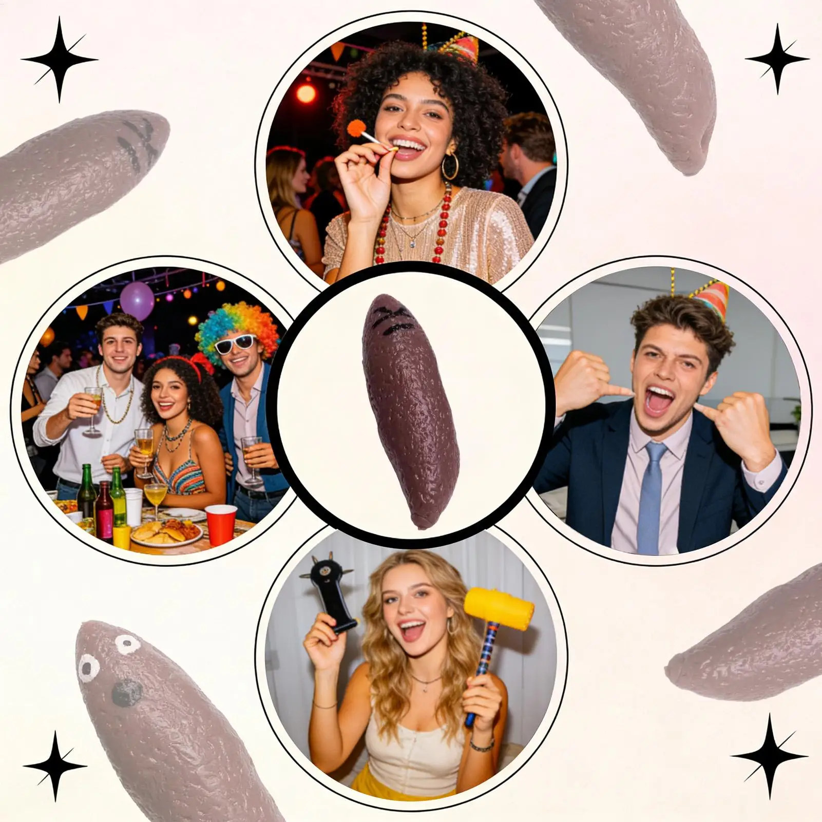 ของเล่นแกล้งคน ของเล่นปลอมอึ ของเล่นแก้เบื่อ ของเล่นแกล้งคน ของเล่นตลก สำหรับงานปาร์ตี้ ของขวัญคริสต์มาส ของขวัญวันเอพริลฟูลส์