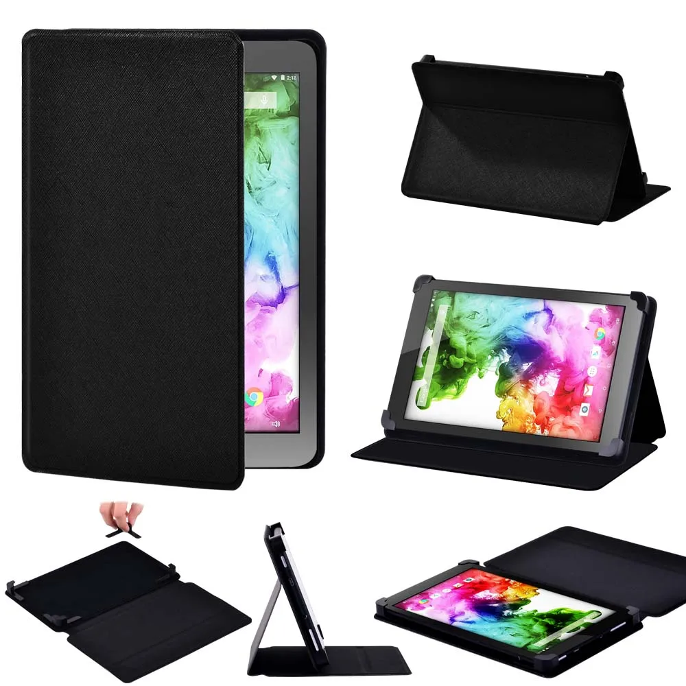 Tablet Case for HipStreet Titan/Electron/Pilot Drop Resistance PU Leather Soft Protective Shell for 7/8/10 Inch