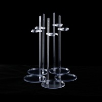 5/10 PCS Acrylic Doll Holder Stands Transparent 30cm Figure Display Waist Foot Support Rack Bracket For 1/6 Doll Toys Show
