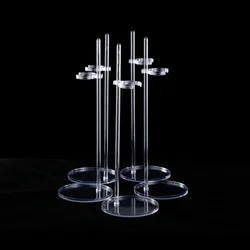5/10 PCS Acrylic Doll Holder Stands Transparent 30cm Figure Display Waist Foot Support Rack Bracket For 1/6 Doll Toys Show
