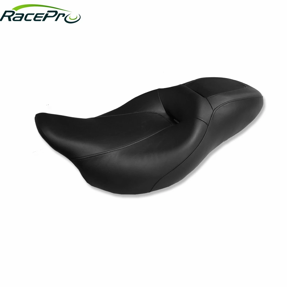 

2-Up Cushion Comfortable Motorcycle Motorbike Driver Passenger Seat for vidson Touring Street Glide Road King 1997-2007