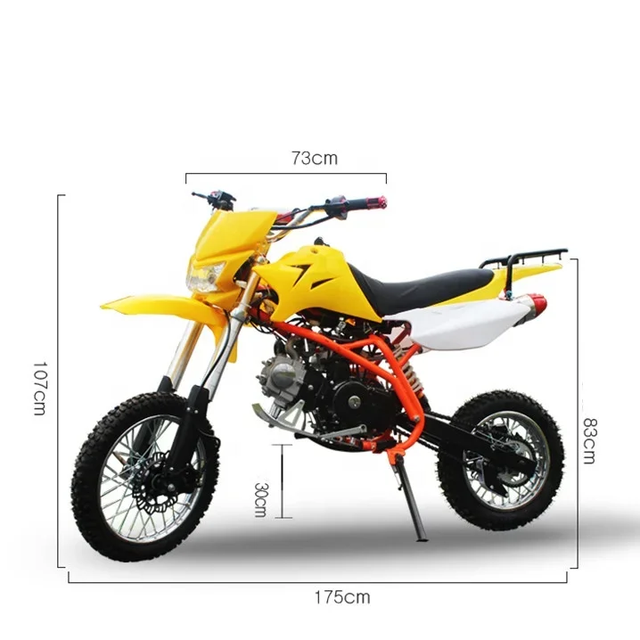 Manufacture Motorcycle New Design 125cc Dirt Bike Cheap Adult Pit Bike