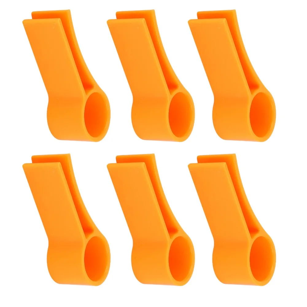 6Pcs Yellow Network Cable Straightener 6.5*2.3cm ABS Cat5e Cat6 Cat7 Cable Tool Ethernet Wire Loosener