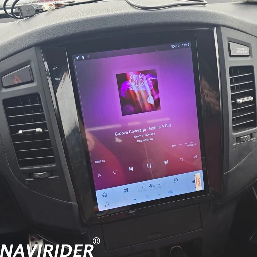 

12.1-дюймовый вертикальный экран для Mitsubishi Pajero Sport V97 V93 V98 2008-2019, автомобильная магнитола с GPS-навигацией, CarPlay, Android и мультимедиа.