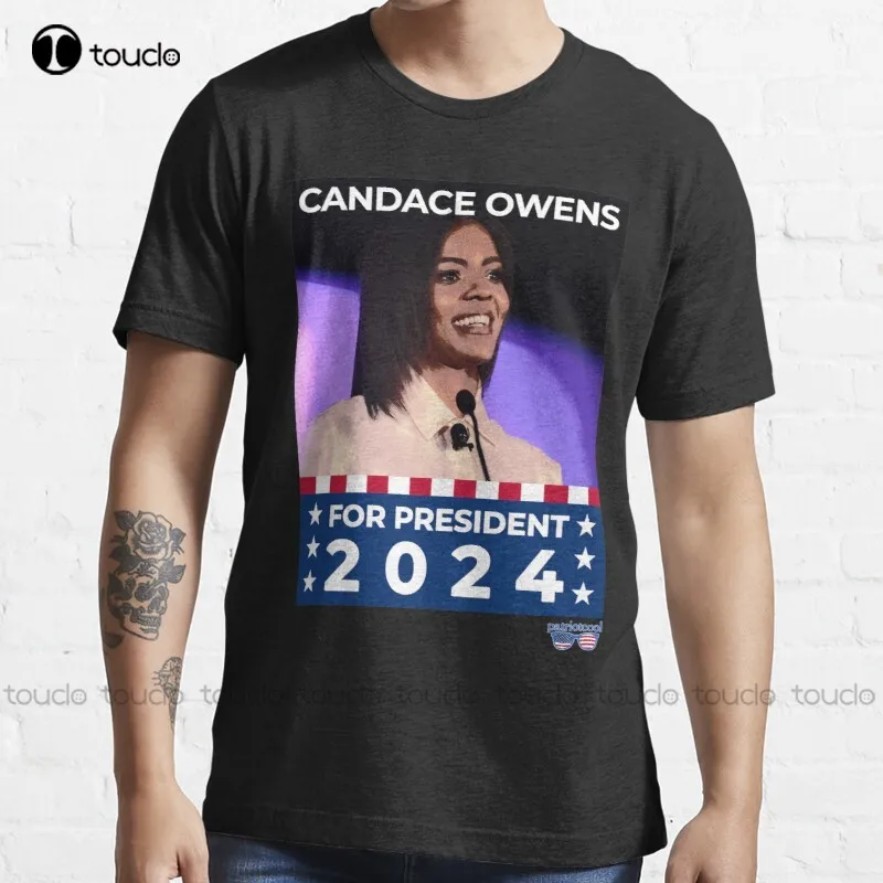 New Candace Owens For President T-Shirt Cotton Tee Shirt Unisex custom tshirts