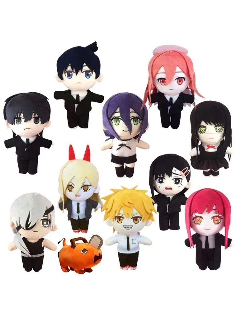 20cm Anime Plüschpuppe Spielzeug Makima Power Higashiyama Kobeni Angel Devil Hayakawa Aki Mitaka Asa Reze Niedliches Weiches Stofftier Kissen Geschenk