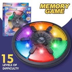 Memory trainer Children toys Puzzle develop intellectual creative interactive game flash light music Handheld Electric Machine