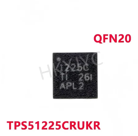 5-10PCS New TPS51225CRUKR TPS51225CRUKT Screen printing 1225C QFN20 DC-DC power chip In Stock