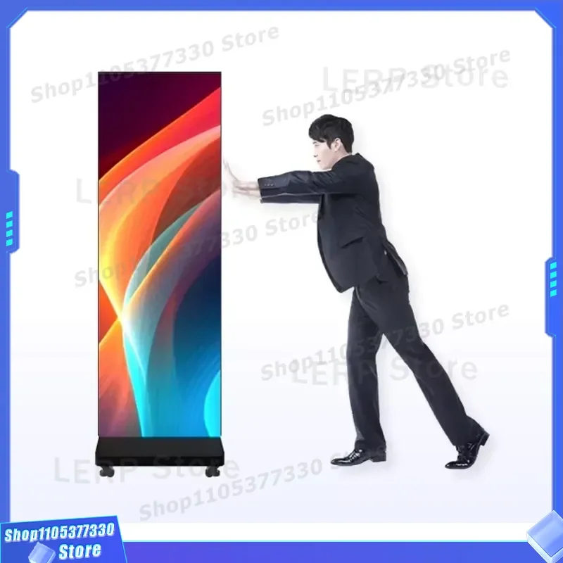 P1.53 Indoor LED Display Screen Portable Three Fold Removable HDR10 Plus Support 600cd Brightness Advertising Video Wall