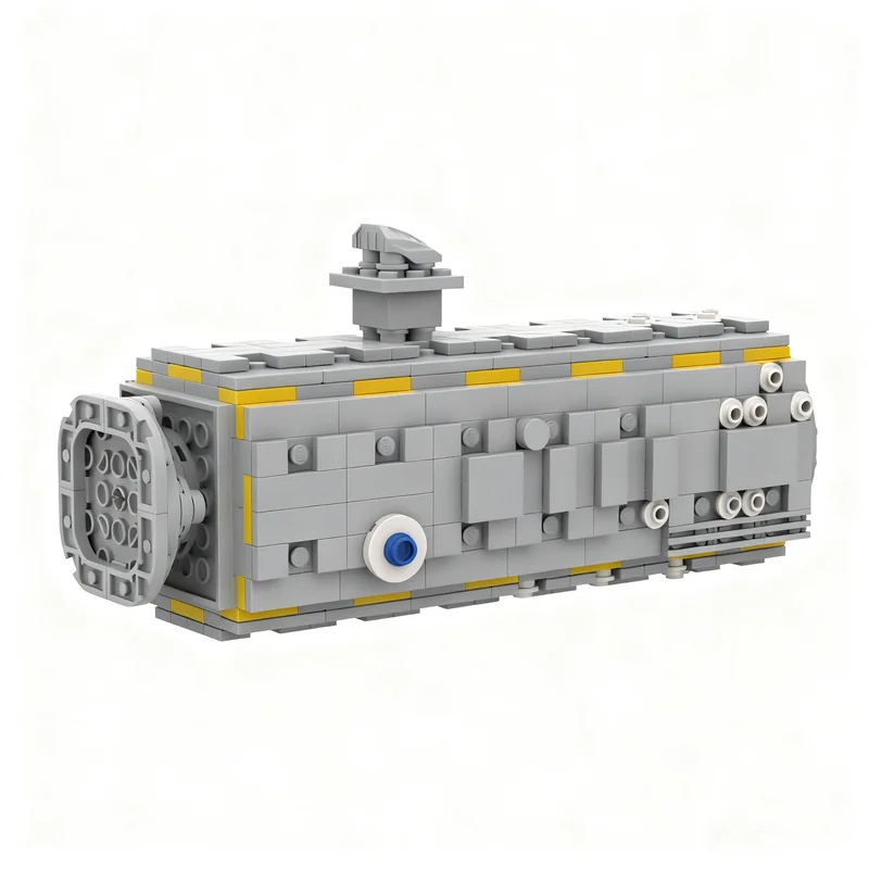 580pcs MOC Modular Buildings ISS Destiny Module Model Building Blocks Toy Display 3D Creative Collection Art Idea Birthday DIY