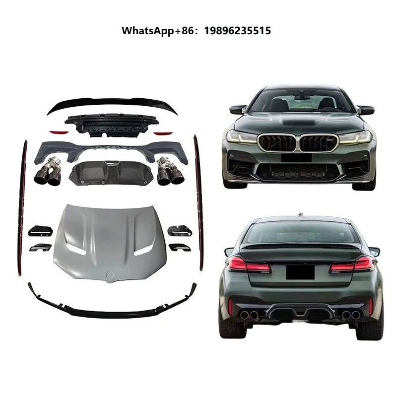 High Quality 1:1 Car Body Kit for 5 Series M5 G30 G38 F90 Upgrade to CS Style Body Kit Fender Hood Bodykit