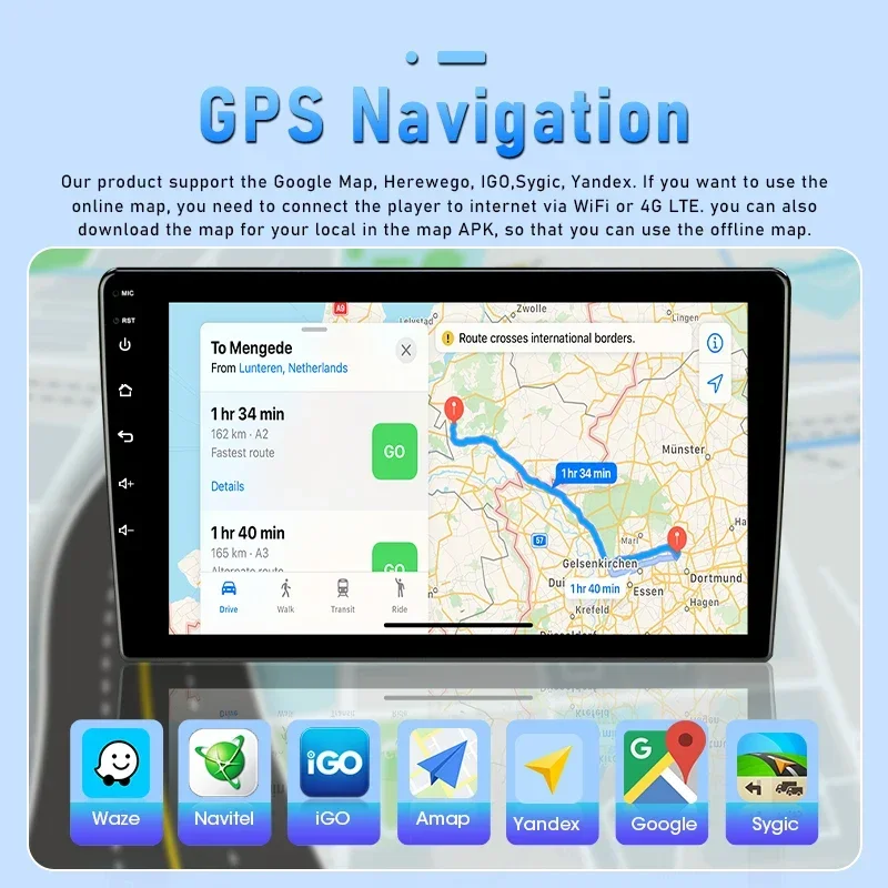 Srnubi Unidad Principal 2 Din Bluetooth 5.0 Qualcomm 6125 Carplay Android Auto para BMW Serie 1 E88 E82 E81 E87 2004 - 2011 Radio de Coche Reproductor Multimedia GPS Navegación 5GHz WIFI RDS FM AM Pantalla Táctil EQ Estéreo