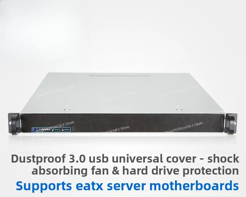 1U Chassis 650MM Lengthened 4 Hard Disk Positions Front 3.0USB Support Dual CPU Xeon Server Main Board 33CM