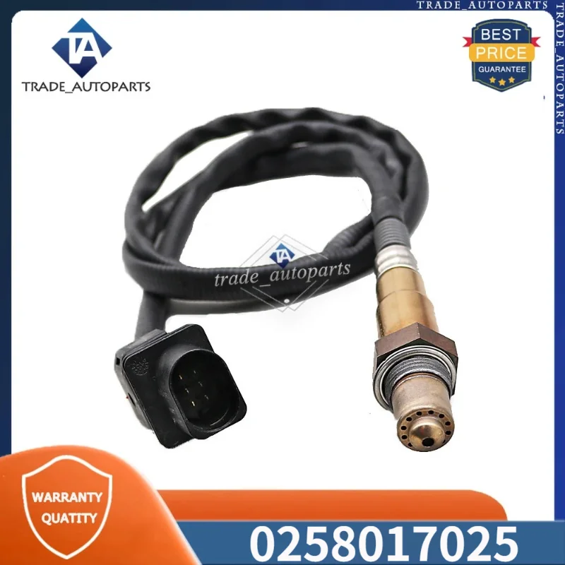 

0258017025 17025 Wide Band Oxygen Sensor 5-Wire For AEM 30-0300 30-4110 UEGO Lambda O2 SENSOR LSU 4.9