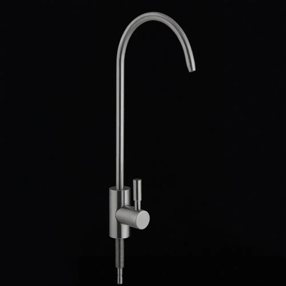 304 Stainless Steel Water Faucet Drinking Water Dispenser Direct Drinking System Accessory Compatible With 1 4 PE Tubing Pipe