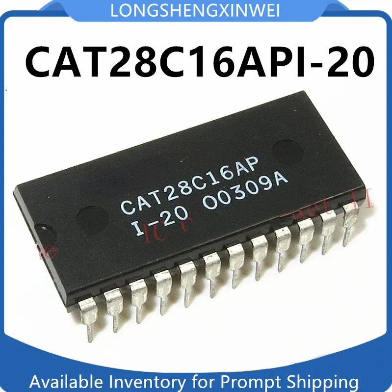 1PCS NEW CAT28C16API-20 CAT28C16AP-20 Direct Insertion DIP-24 Memory Chip