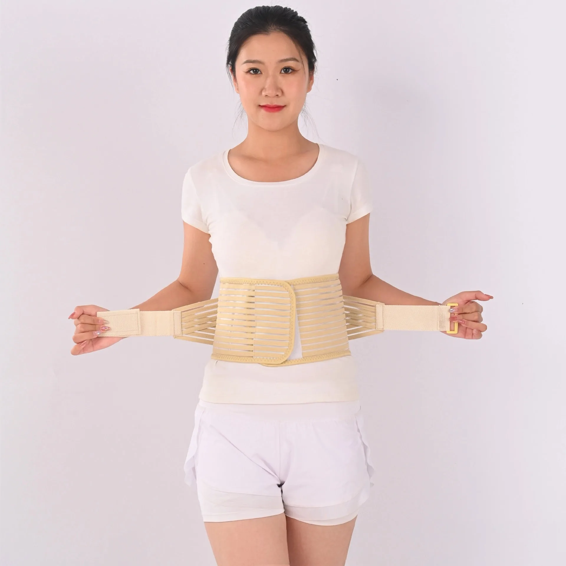

Wide Breathable Warm Supportive Sports Lumbar Belt for Disc Herniation And Spinal Stenosis Relief Summer Steel Plate Support