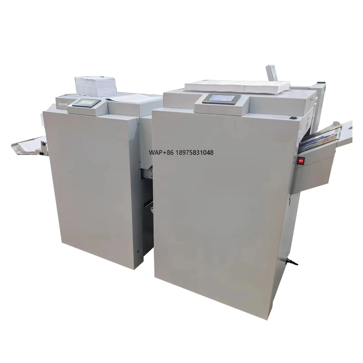 QK-Z1710 Fully Automatic Wire Binding Machine Paper Stapling and Folding Machine / Booklet Maker for Brochures/booklets