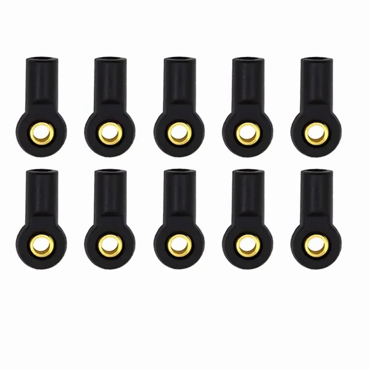 10x M3 Ball Joint Link Bar Rod Seals Ball Head Tie Rod End For 1/8 1/10 RC Truck Car Truck Buggy Black CCC