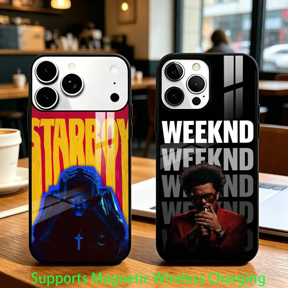 T-The W-Weeknd R&B Singer Phone Case For iPhone 18 17,16,15,14,13,12,Plus,Pro Allows magnetic wireless charging