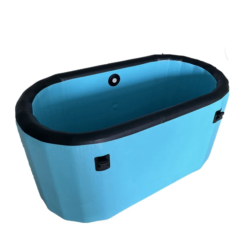 Custom PVC  Inflatable Birth Pool Pregnant Adult Portable Ice Bath Recovery Fitness Men inflatable hot Bath Tub and chiller