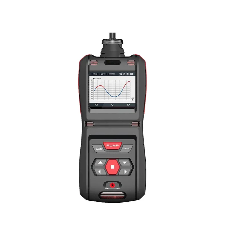 Portable ethanol detector real-time display handheld pump suction gas concentration alarm
