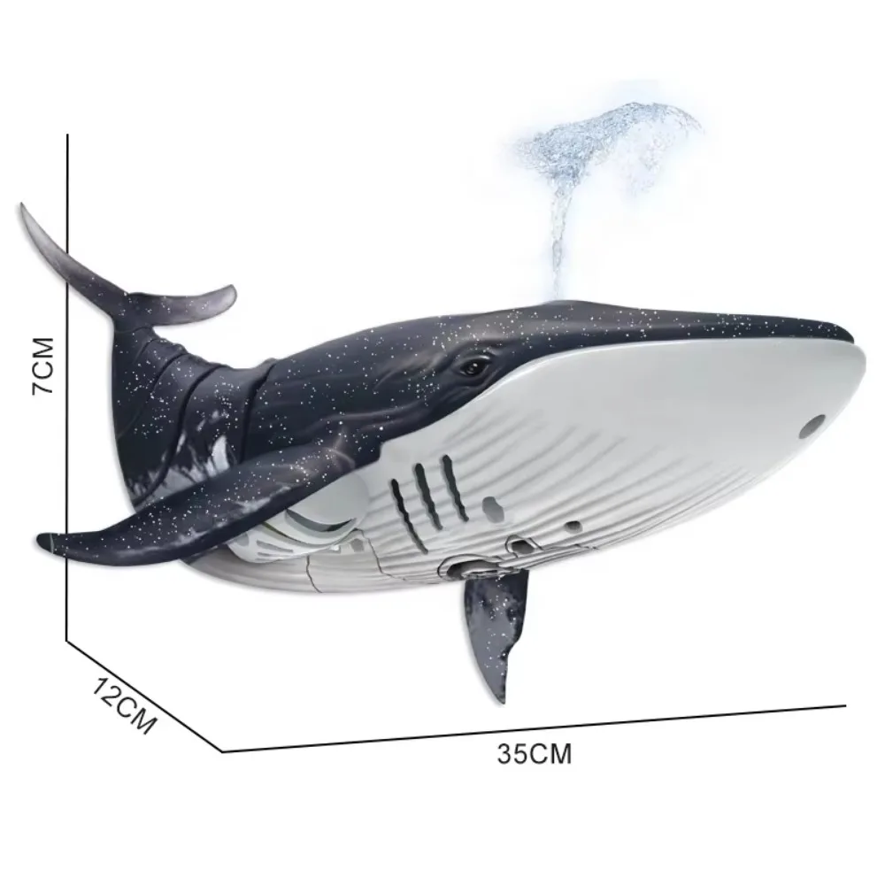 2.4G สมาร์ท Rc รีโมทคอนโทรลปลาวาฬชาร์จ Bionic ไฟฟ้ามอเตอร์ปลาจําลองโยกปลาฤดูร้อนเด็กน้ําของเล่น