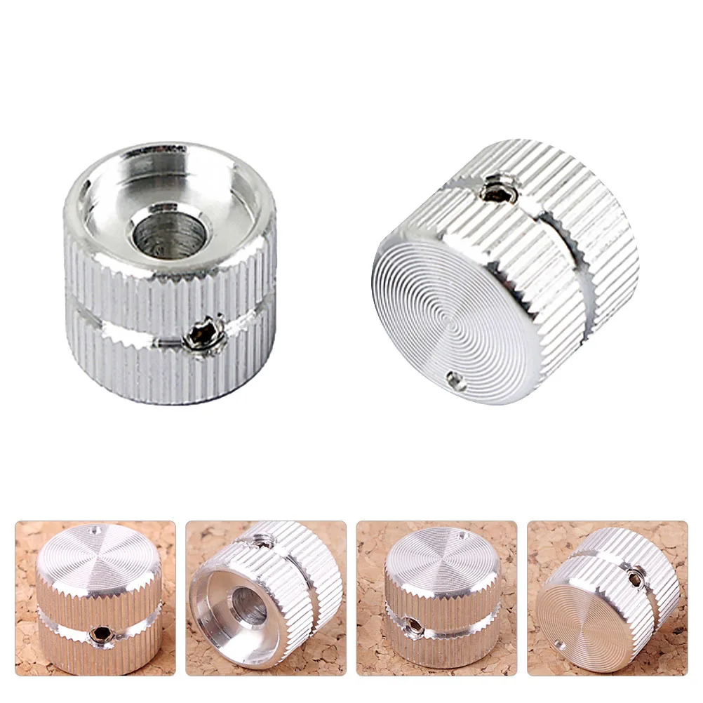

2Pcs Alloy Round Knobs for Electric Guitar Volume Tone Control Accessories Resistant Tone Control Knob