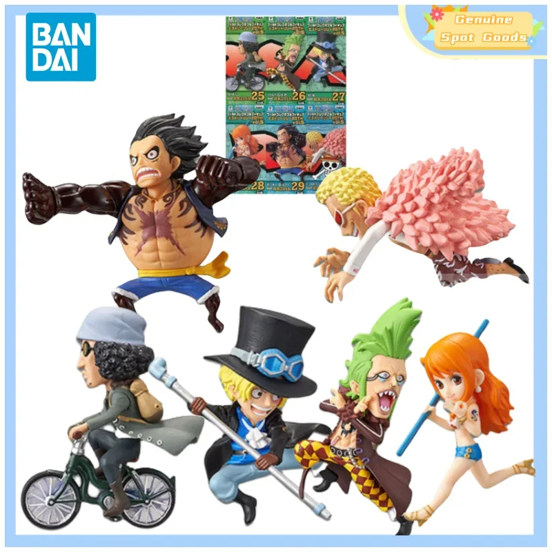 Genuine Bandai ONE PIECE WCF Collectable Figure History Relay 20th Vol5 Sabo Nami Anime Action Figures Model Toy Gift for Kid