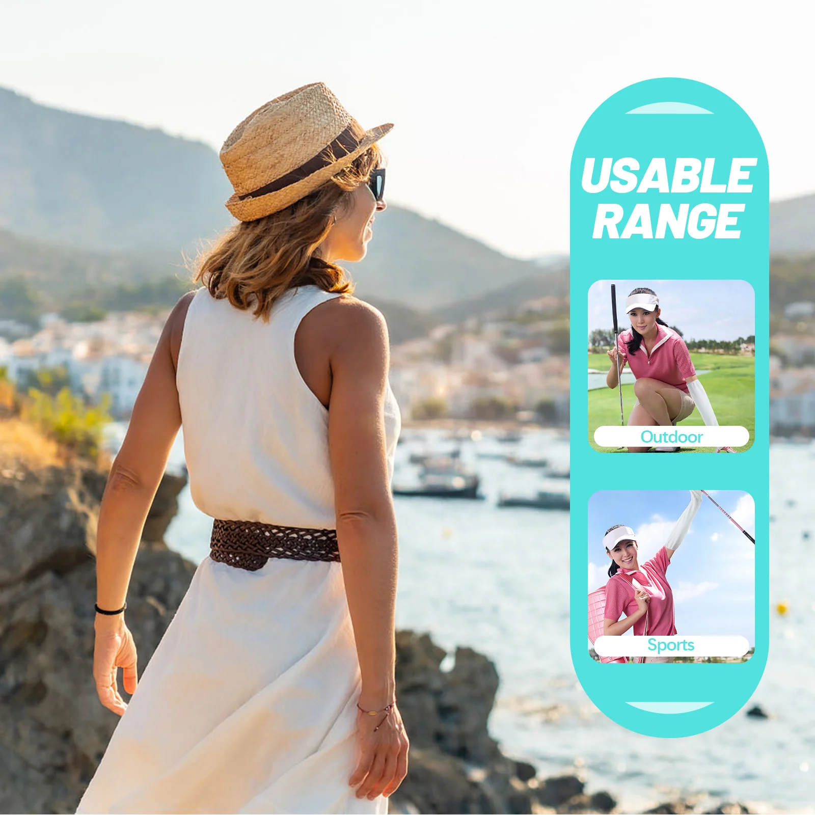 

1Pair Premium Material Arm Sleeves Sunproof Ice Sleeve for Women Men Summer Outdoor Activities Arm Sleeve Farmers Sleeves