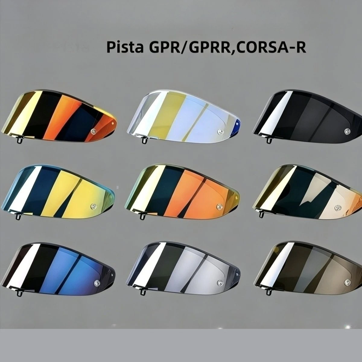 Applicable To PISTA Single Nail Helmet Lens GPR/GPRR. CORSR Day and Night Universal/strong Sun Blocking