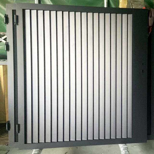 European Design Modern Aluminum Gates Automatic Opening Wrought Aluminum Driveway Security for Apartments and HotelsCustomizable