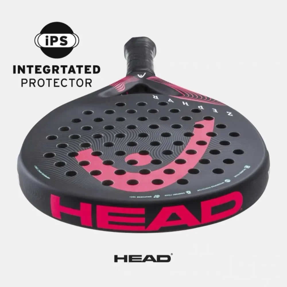 Raqueta de tenis de entrenamiento profesional HEAD, superficie de fibra de carbono en forma de diamante con memoria Eva, raquetas de tenis con núcleo de espuma flexible