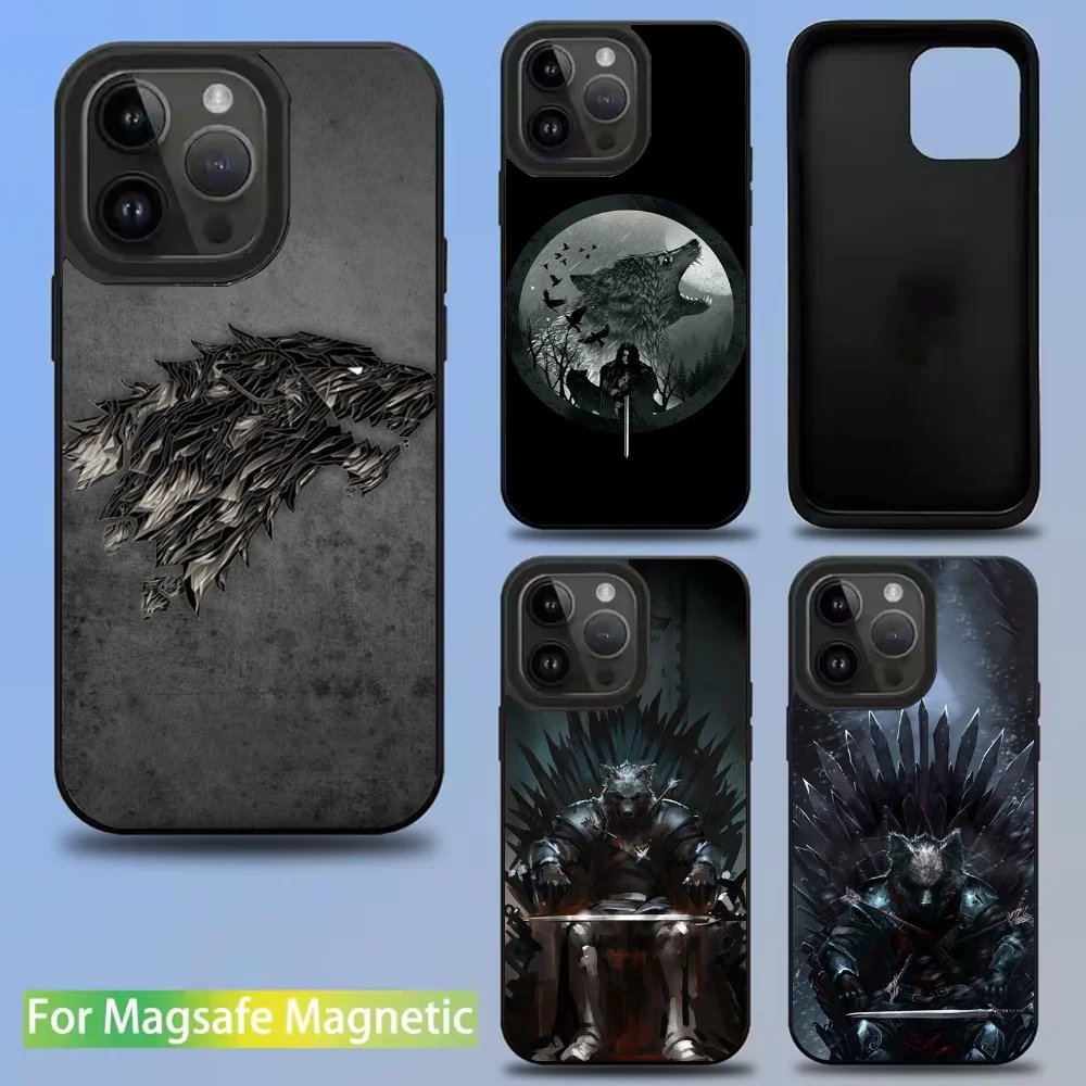 

Stark Winter Coming Phone Case For IPhone 16 15 14 13 12 11 Pro Mini Max Soft Magnetic Cover