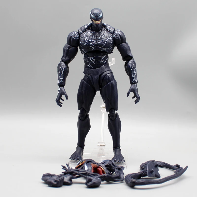 Venom 2 애니메이션 피규어, 이동식 액션 피규어 모델 장난감, 인형 생일 선물, 20.5cm