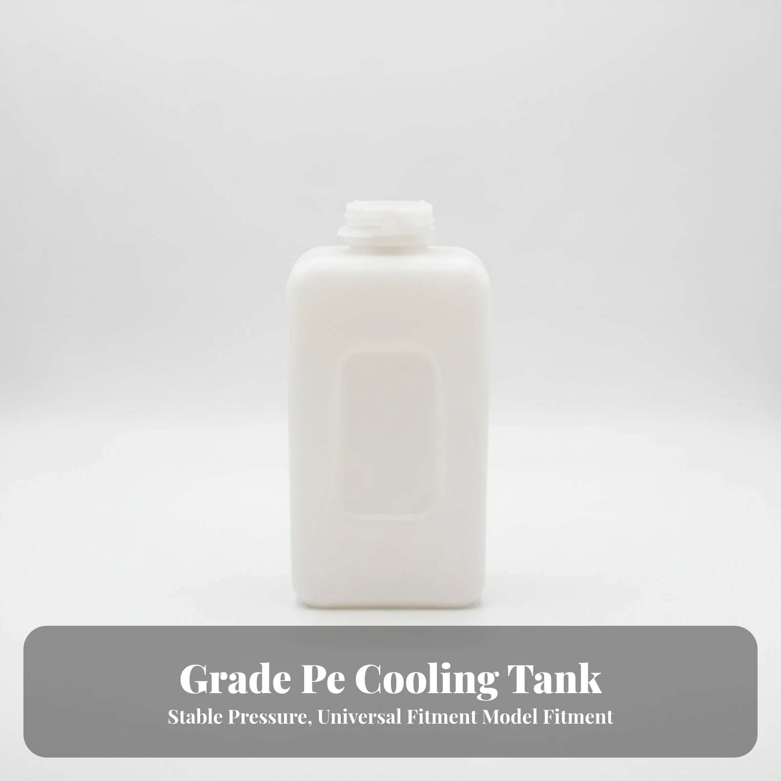 Excavator Auxiliary Coolant Tank Robust Replacement Cooling System Tank with Side Port Automotive Part Lightweight