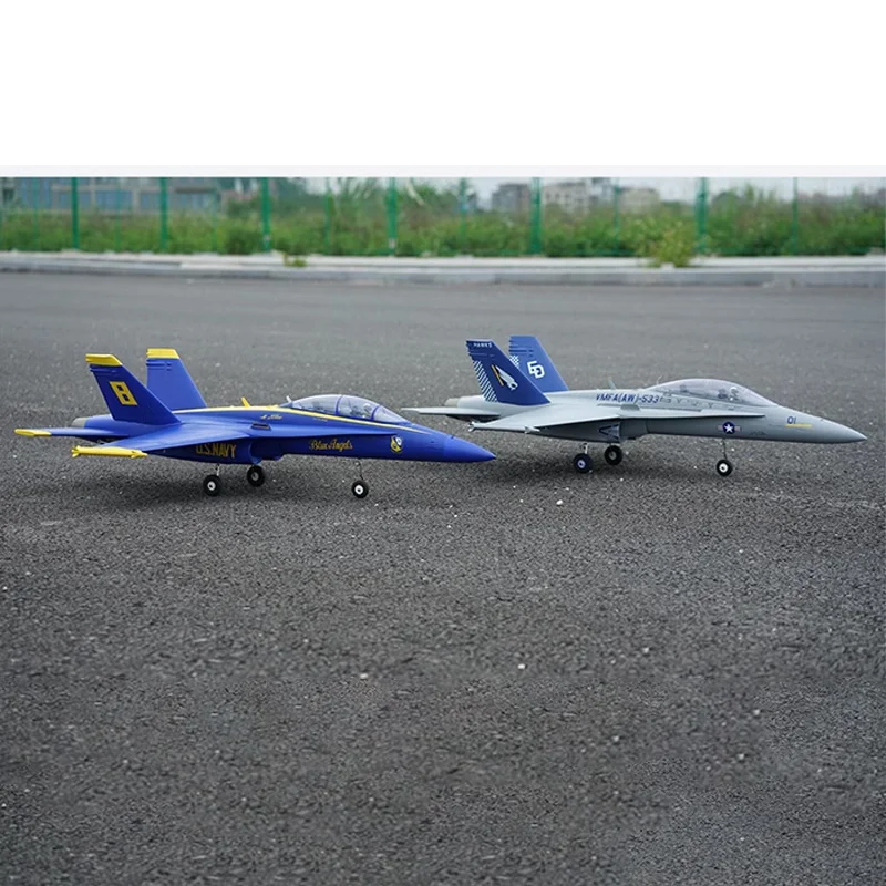 XFly سريع تحلق التوأم مزدوج 40 مللي متر F-18 الدبور أنبوبي مقاتلة نموذج تحلق نموذج الكبار لعبة طائرة هدية #5