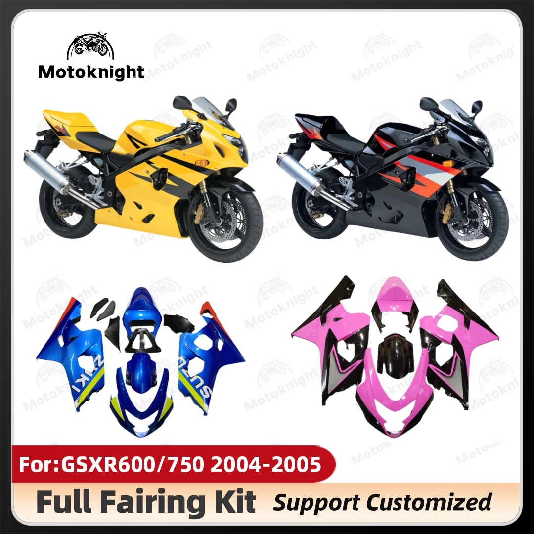

NEW ABS Motorcycle Fairings Kits fit for GSXR600 GSXR750 gsx600r gsx750r GSXR 600 750 2004 2005 04 05 K4 full Fairing kit zxmt