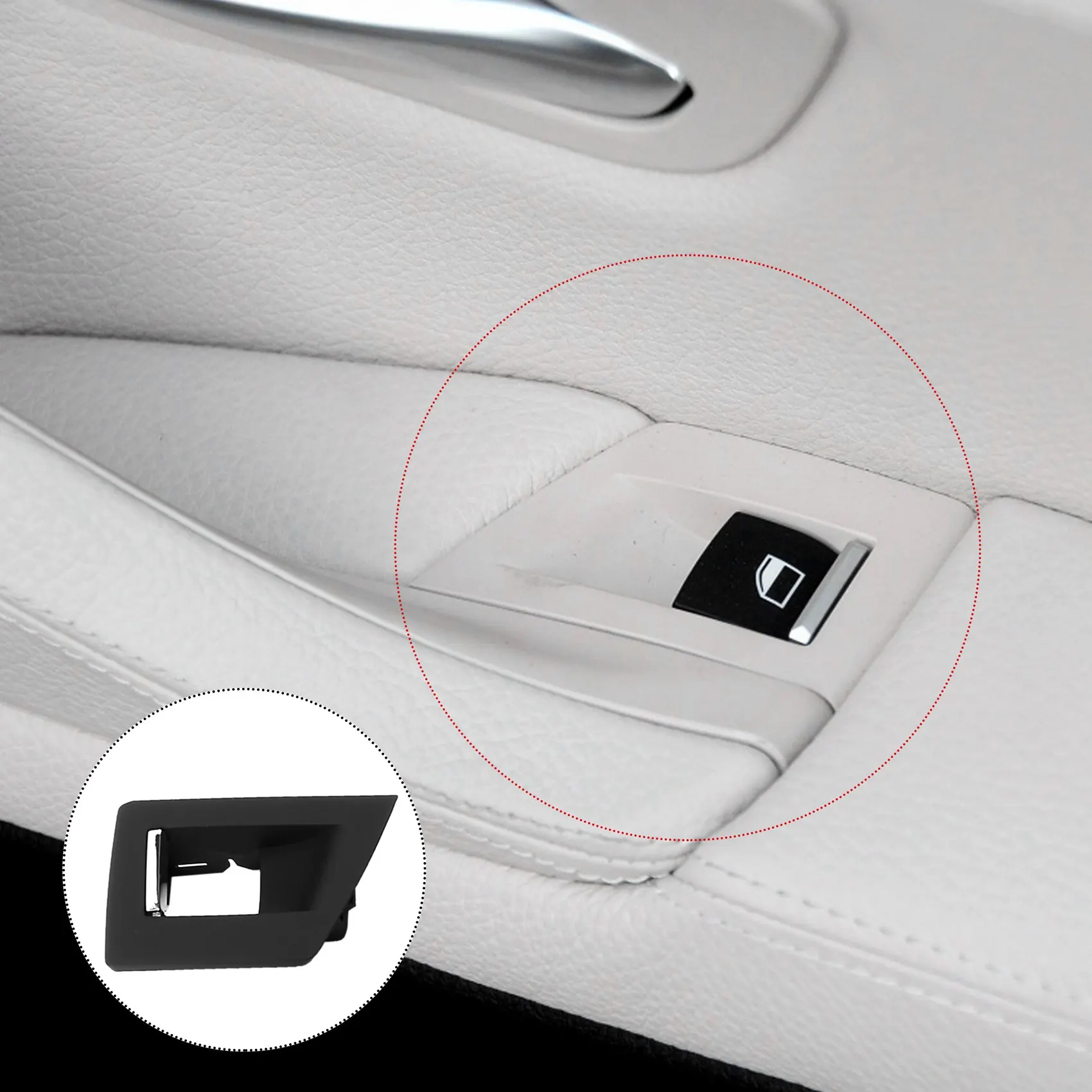 A09E-Left Hand Drive For Bmw 5 Serie F10 F11 520 525 Car Interior Door Handle Inner Door Panel Pull Trim Cover