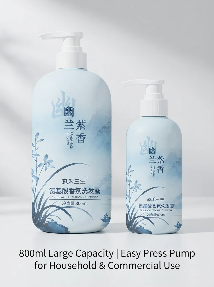 Long-lasting Fragrance Shampoo, Salon-use Volumizing Large-capacity Amino Acid Shampoo