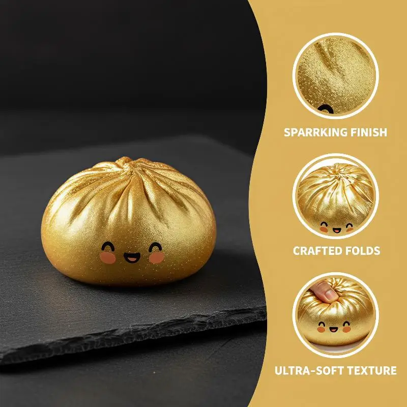 Glitter Dumpling Relaxing Toy  2026 Upgrade Creative Surprise Blind Box for Christmas Stocking Stuffers Kids Teens Gift