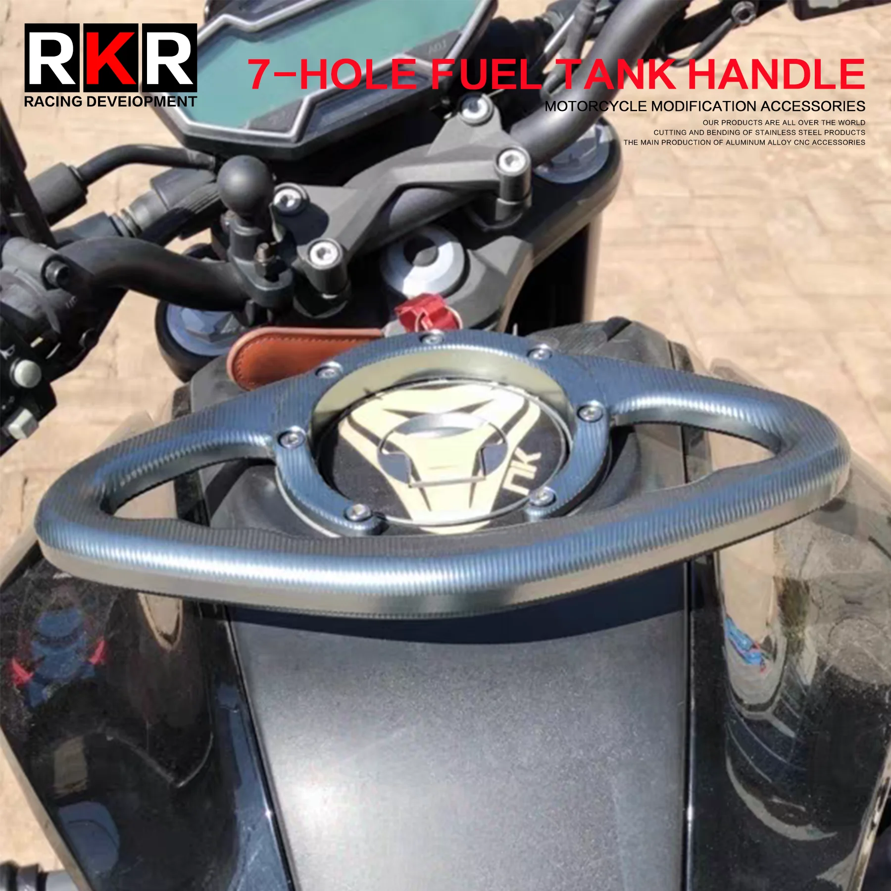 Passenger Handgrips Motorcycle CNC Fuel Tank Handle for CFMOTO 250NK 300NK 400NK for HONDA CBR600RR CBR900RR CBR929RR CBR1000RR