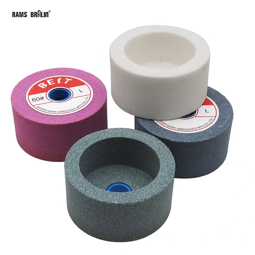 100*50*20mm Cup-Shaped Ceramic Abrasive Grinding Wheel Knife Steel Glass Grinder Tool