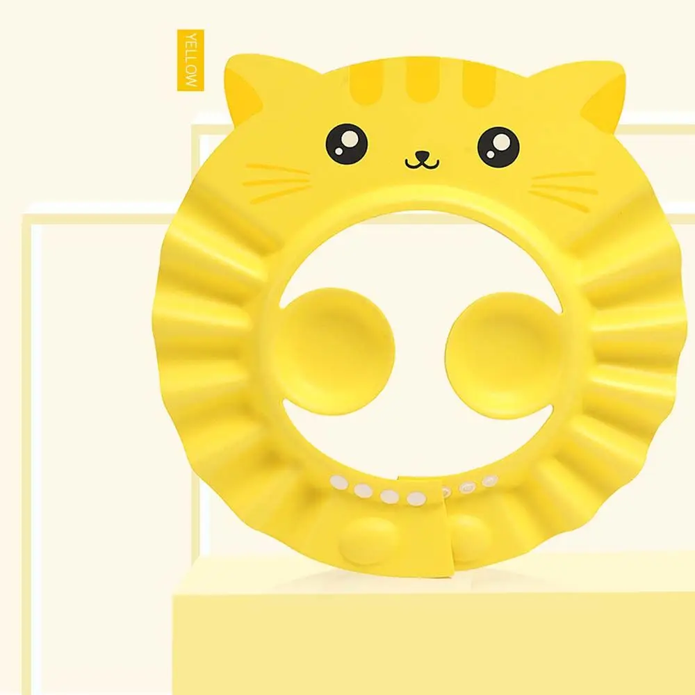 مقاوم للماء ناعم يمنع الماء في الأذن، قبعة شامبو استحمام للأطفال الرضع، قبعة درع لغسل الشعر، قبعة استحمام للأطفال، قبعة حمام