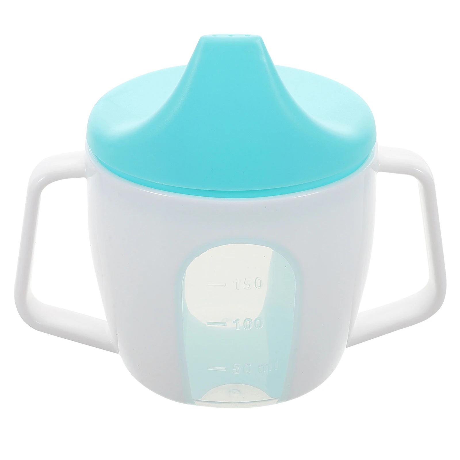 

Duckbill Toddler Sippy Cup Training Bottle Baby Feeding Cup Double Handle Clear Measurement Scale Infant Drinking Bottle
