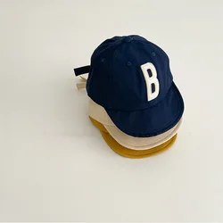 Children Caps Letter Basketball Caps Korea Style Kids Hat Adjustable Summer Spring Kids Peaked Caps Baby Sun Hat for Girls Boys