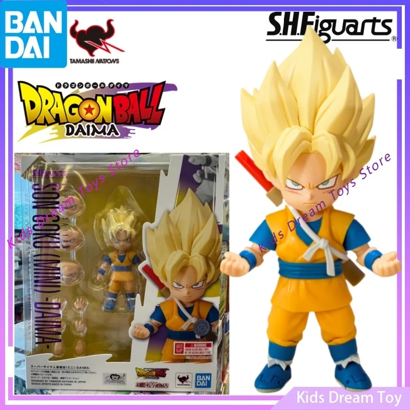

Bandai in Stock Original Tamashii Limited S.H.Figuarts DragonBall Anime SUPER SAIYAN SON GOKU (MINI) -DAIMA- Action Figures Toys